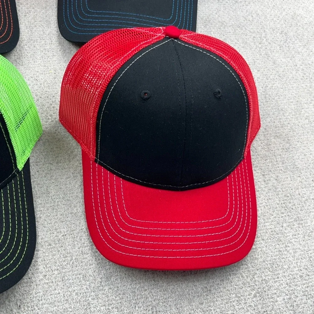 Otto Blank Trucker Hat Lot Cap Snapback Mesh Back Retro Deadstock Mixed Bundle 4